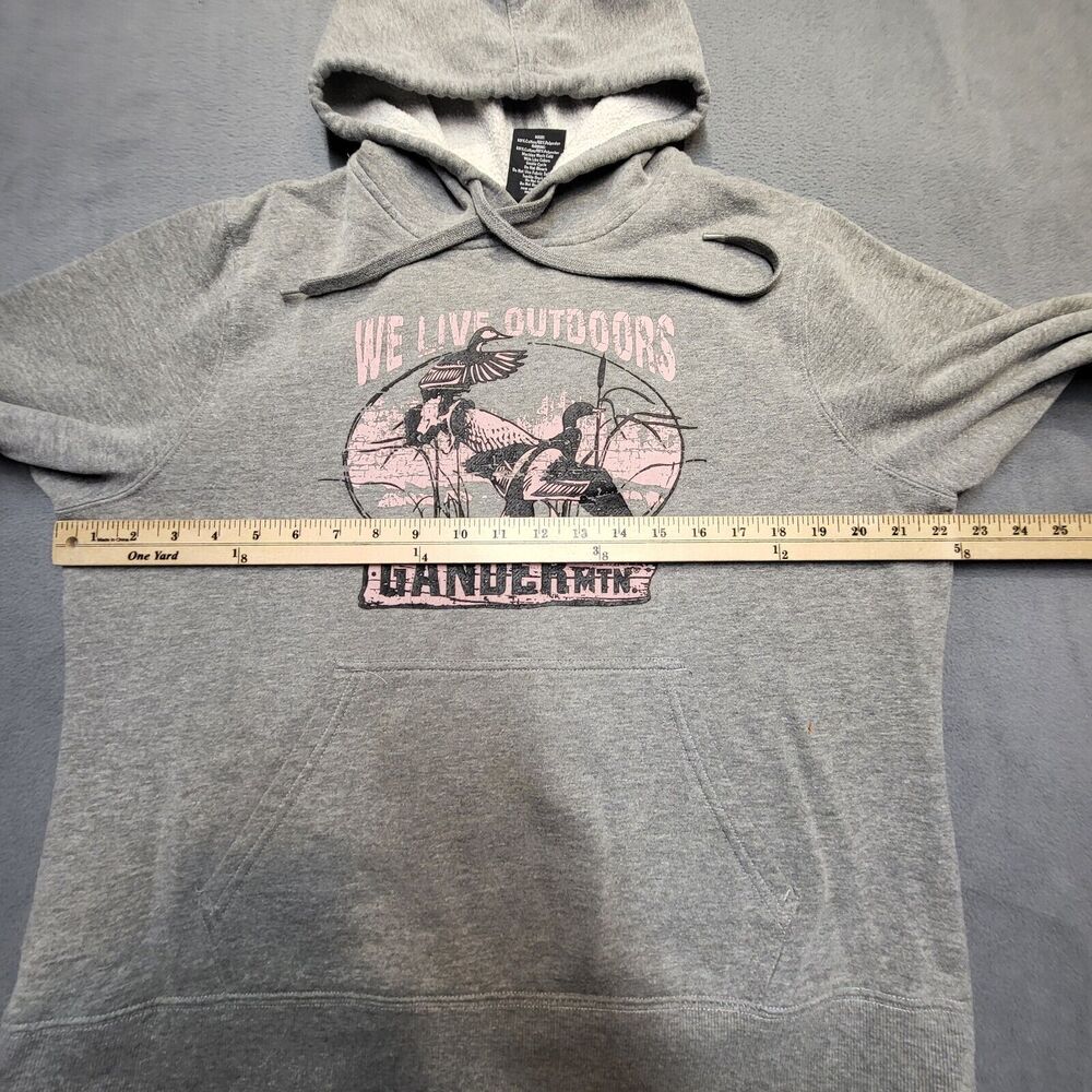 Cabelas Hoodie Womens L Gray Pullover Graphic Sweatshirt Long Sleeve - Picture 6 of 8
